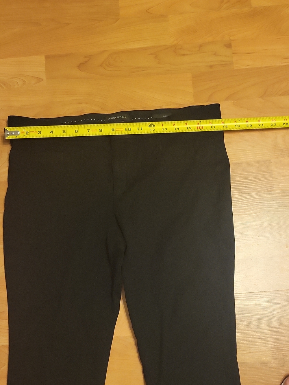 Banana Republic Black Pants - Tailored Straight Leg Sz 14 - Picture 3 of 6